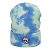 Penta Skull Tie Dye Beanie