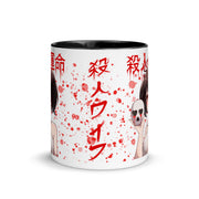 Carved and Splattered Mug