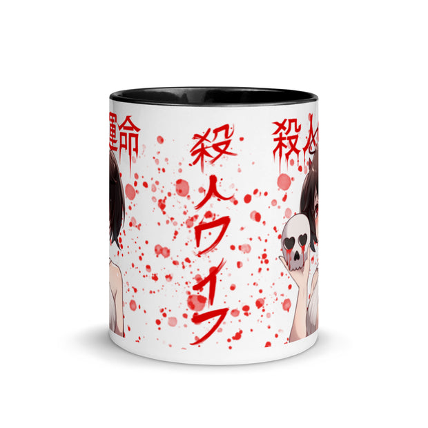 Carved and Splattered Mug