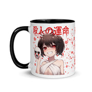 Carved and Splattered Mug