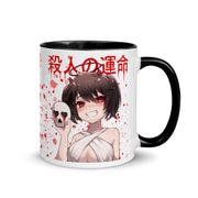 Carved and Splattered Mug