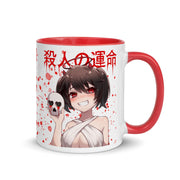 Carved and Splattered Mug